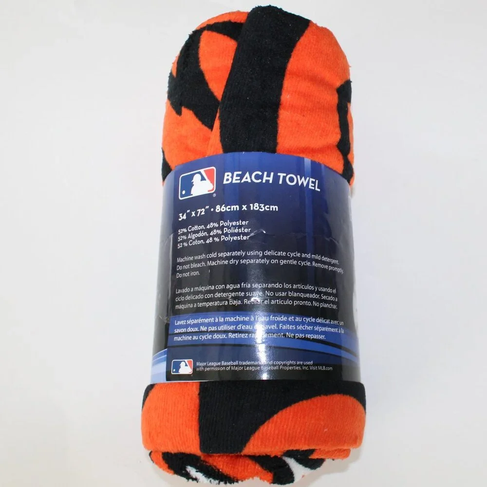 Baltimore Orioles Major League Baseball Beach Towel